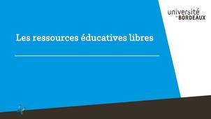 Formation Ressources éducatives libres