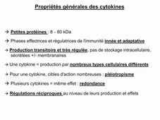 Cours DFGSM2 Les cytokines Partie 1 par Jonathan Visentin