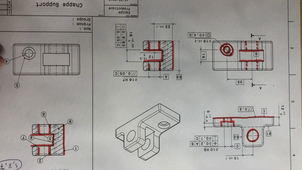 méthodes S2 - chappe support - correction - association regroupement perçage