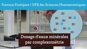 Dosage d'eaux minérales par complexométrie