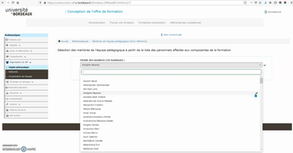 Tutoriel pour saisir les équipes pédagogiques dans l'outil  GOF construction