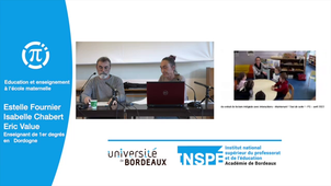 Journées d'étude Education et enseignement à la maternelle- Estelle Fournier