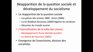 3.6. La III° République (2) : la réponse de l'Etat à la résurgence de la Question Sociale