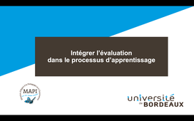 Intégrer l'évaluation dans le processus d'apprentissage - Atelier