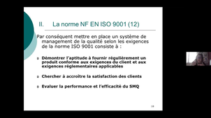 Démarche qualité en PUI - Certification ISO 9001 de l'activité de stérilisation