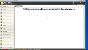 reimpression commande fournisseur