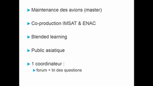L'exemple de la formation AL2M