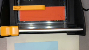 Découpe au massicot