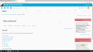 Ajouter un commentaire dans l'activité Wiki de Moodle - Tutothèque étudiants