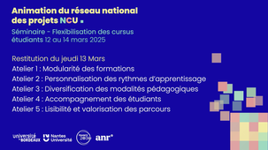 Restitution finale des ateliers du jeudi 13 Mars
