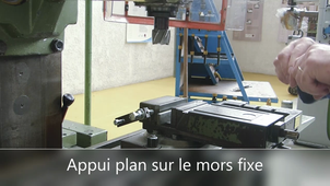 F-montage piece AP sur mors LR sur cale