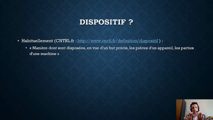 M1 Doc - Dispositifs - Introduction