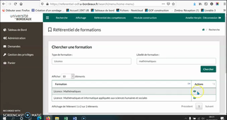 Tutoriel pour saisir les modalités d’inscription dans le référentiel GOF