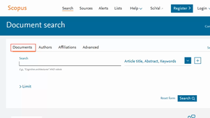 Scopus Recherche documentaire