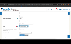 Autoformation Moodle - Rendez-vous
