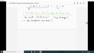 Thermo L2 Chimie - Cours7 - Video6