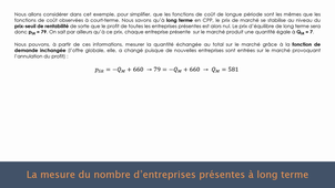 Exemple d'analyse numérique 4 - Equilibre de long terme en CPP