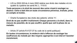 Douleur généralités