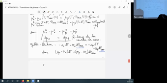 Transitions de phase M1 - Cours 5